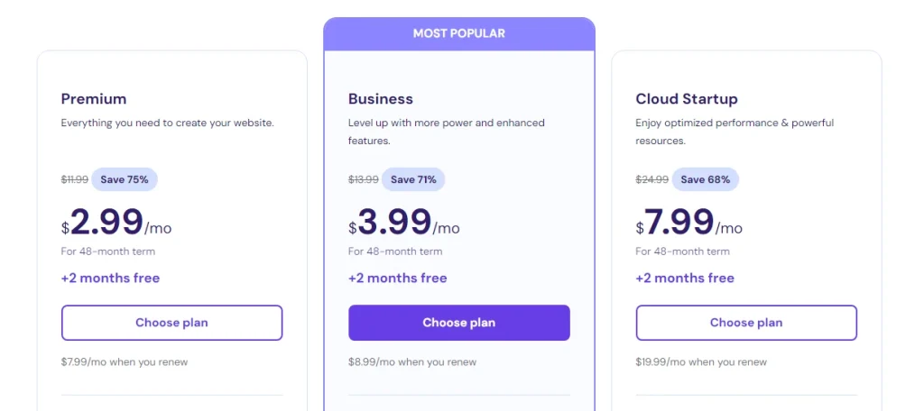 Hostinger share Hosting