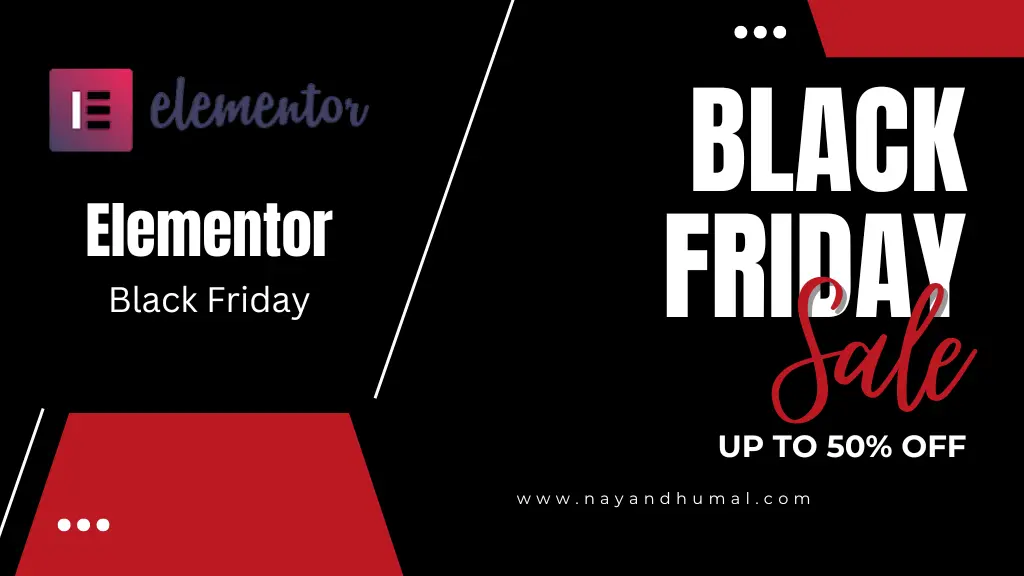 Elementor Black Friday Sale 2024 Get Up to 50% OFF!