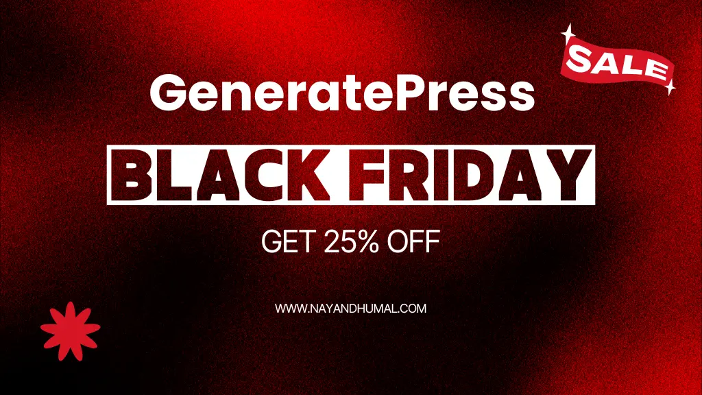 GeneratePress Black Friday Deals