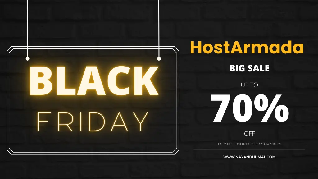 HostArmada Black Friday Sale