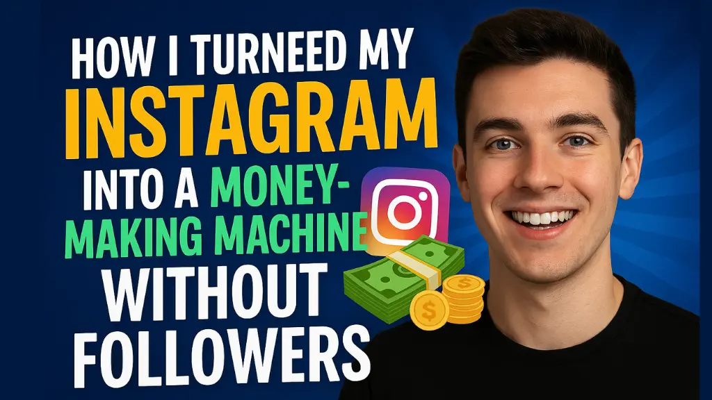How I Turned My Instagram Into a Money-Making Machine Without Followers