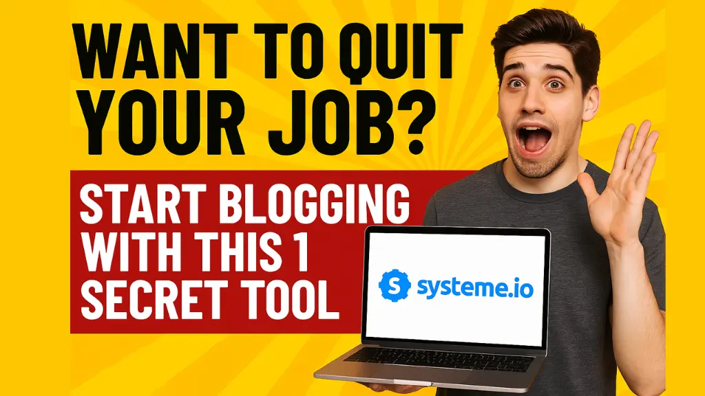 Want to Quit Your Job? Start Blogging with This 1 Secret Tool