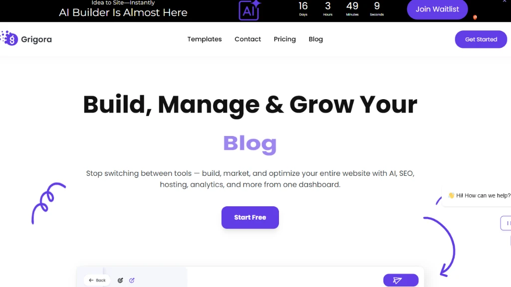 Grigora Review 2025: Fast, All-in-One Web Builder