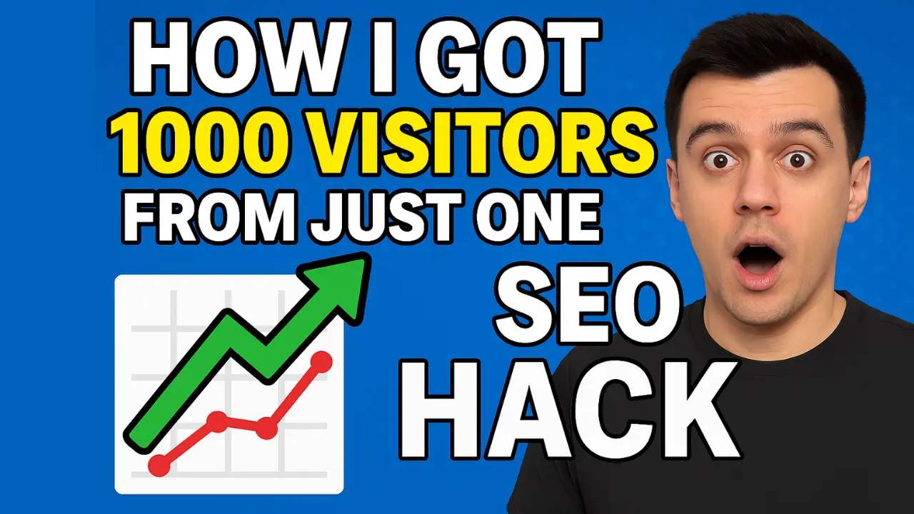 How I Got 1000 Visitors from Just One SEO Hack