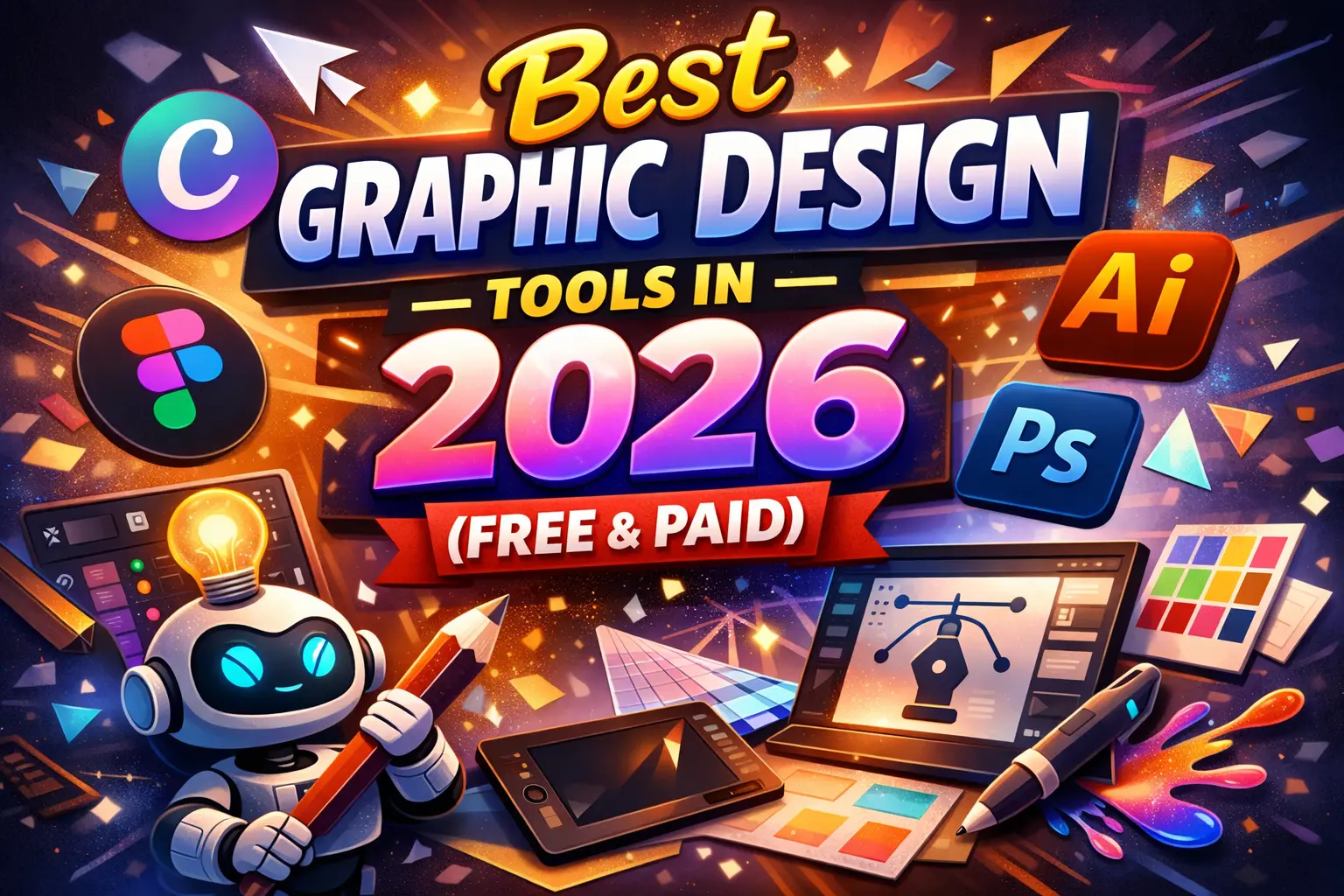 Best Graphic Design Tools in 2026 (Free & Paid) 9 Best Graphic Design Tools
