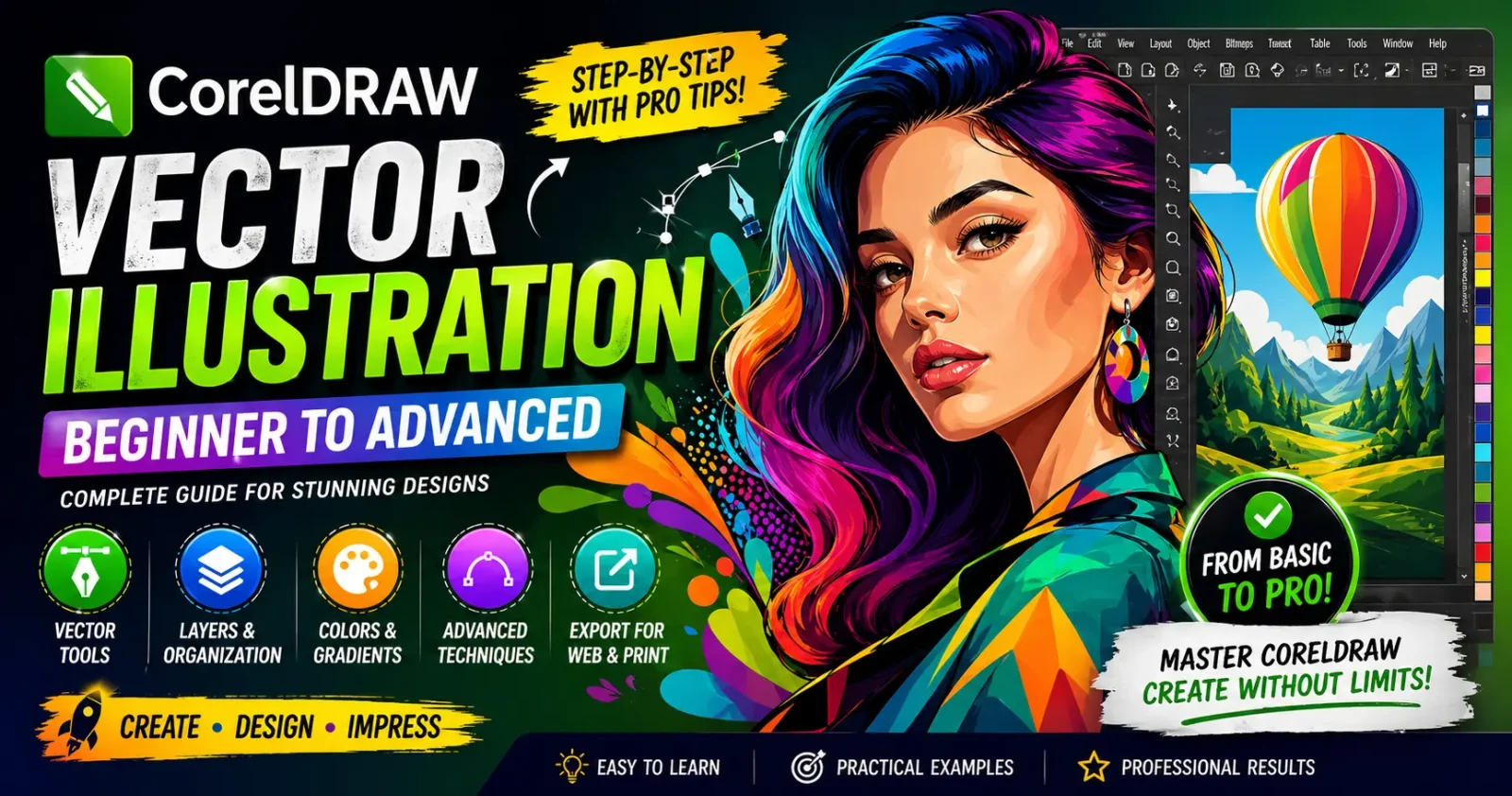 Creating Vector Illustrations in CorelDRAW (Beginner to Advanced) 9 Creating Vector Illustrations in CorelDRAW
