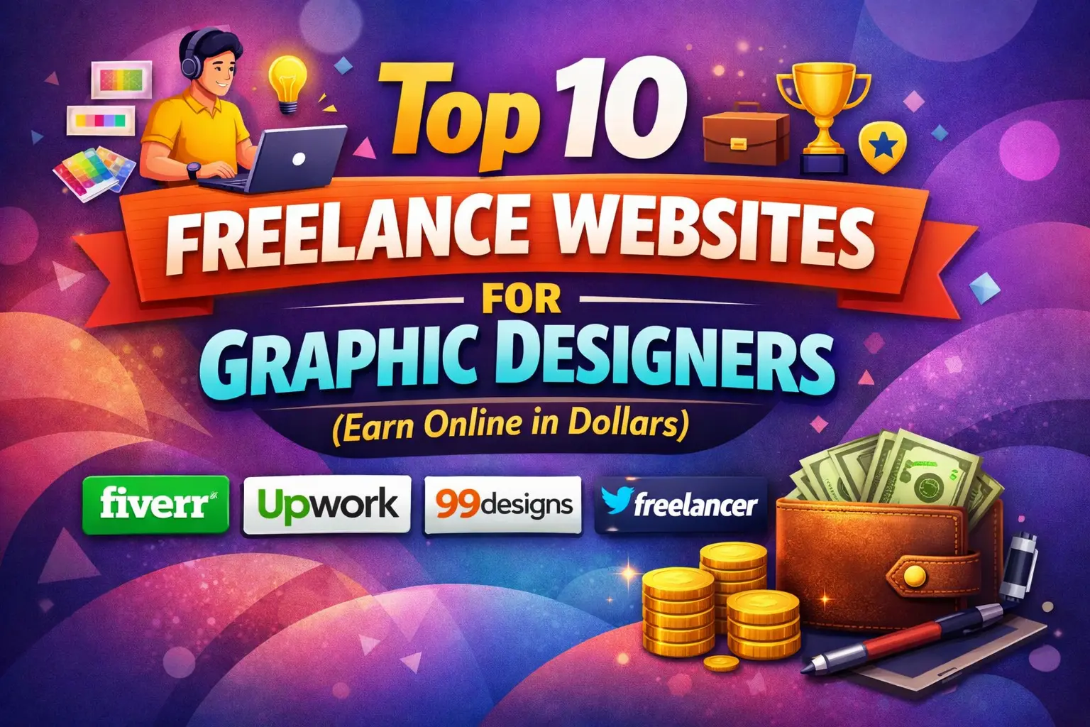 Top 10 Freelance Websites for Graphic Designers (Earn Online in Dollars) 9 Top 10 Freelance Websites for Graphic Designers