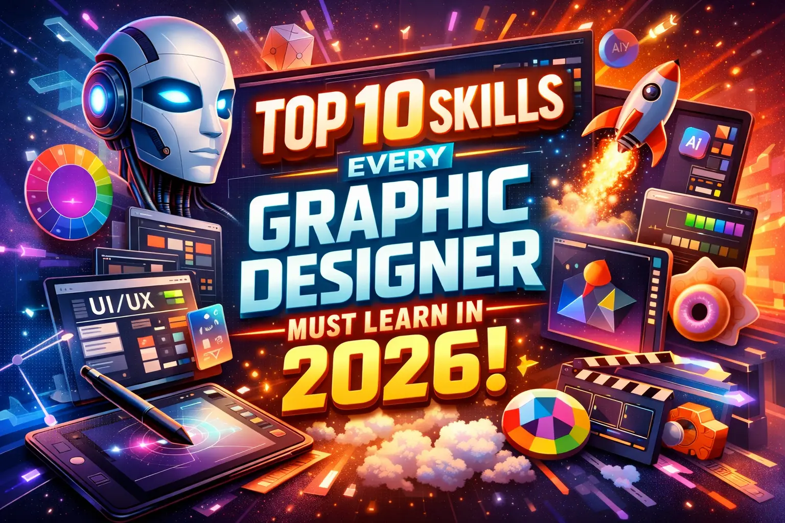 Top 10 Skills Every Graphic Designer Must Learn in 2026