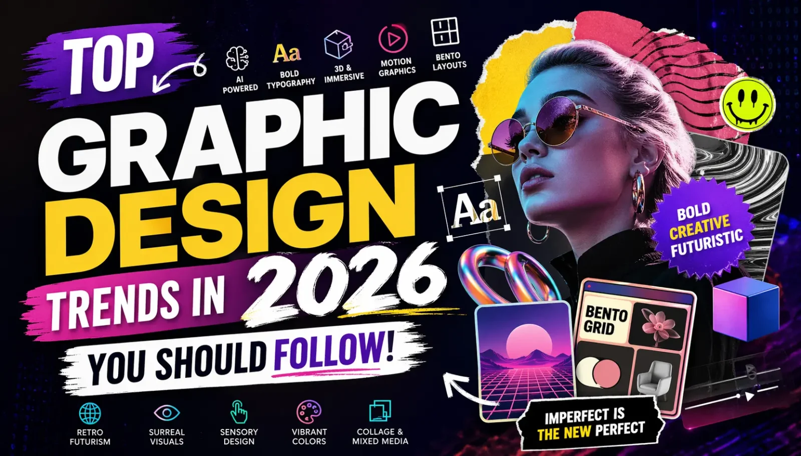 Top Graphic Design Trends in 2026 You Should Follow 9 Top Graphic Design Trends in 2026 You Should Follow