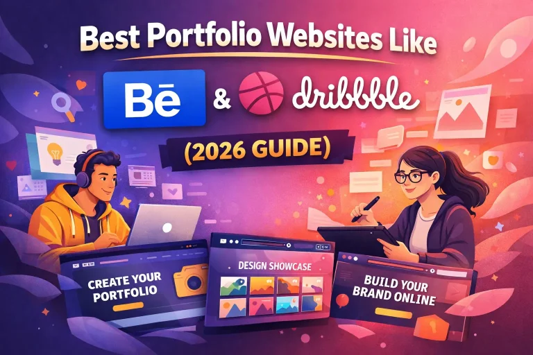Best Portfolio Websites Like Behance & Dribbble (2026 Guide)