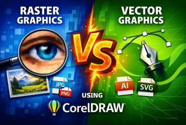 Raster vs Vector Graphics Explained Using CorelDRAW
