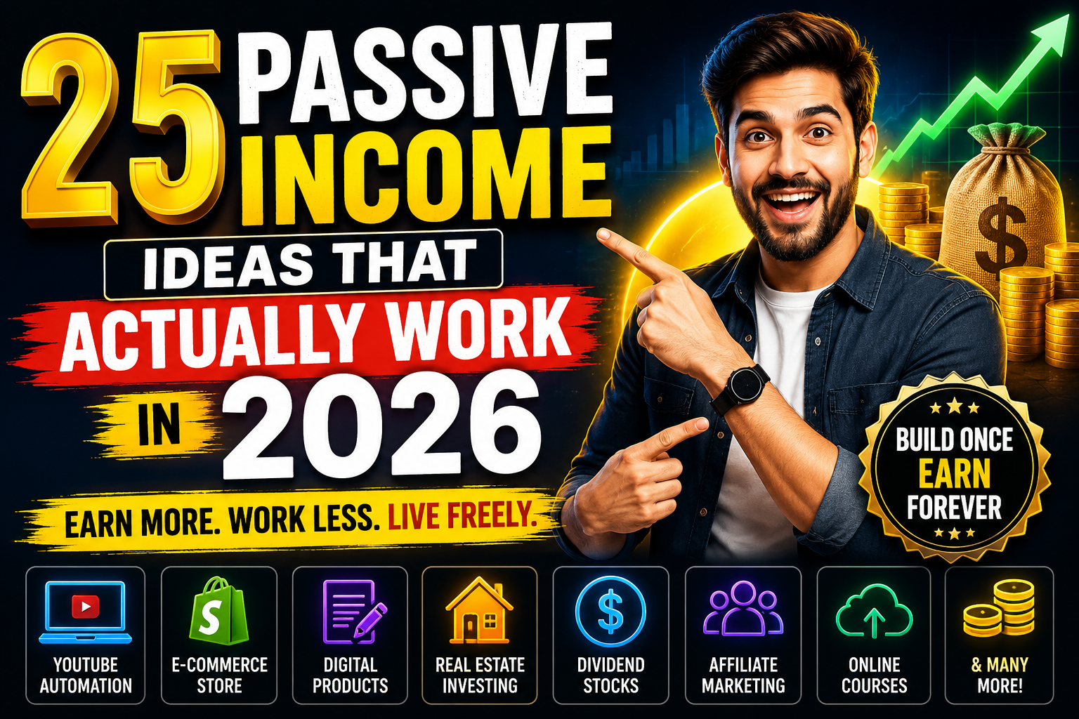 25 Passive Income Ideas That Actually Work in 2026