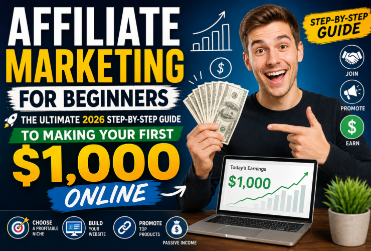 Affiliate Marketing for Beginners: The Ultimate 2026 Step-by-Step Guide to Making Your First $1,000 Online