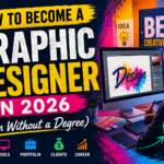 How to Become a Graphic Designer in 2026 (Even Without a Degree)