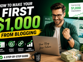How to Make Your First $1,000 From Blogging