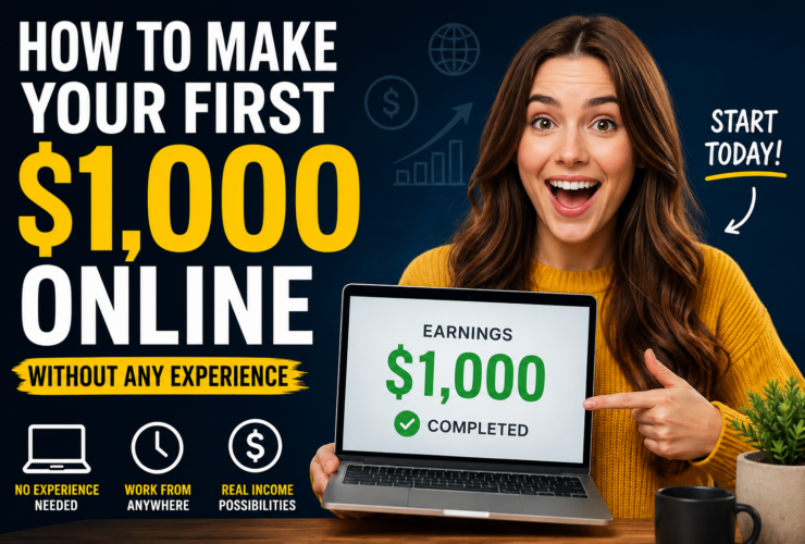 How to Make Your First $1,000 Online Without Any Experience