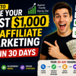 How to Make Your First $1,000 With Affiliate Marketing in 30 Days