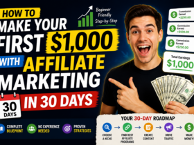 How to Make Your First $1,000 With Affiliate Marketing in 30 Days