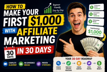 How to Make Your First $1,000 With Affiliate Marketing in 30 Days
