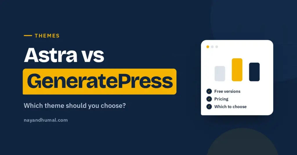 Astra vs GeneratePress 2026: which theme should you choose