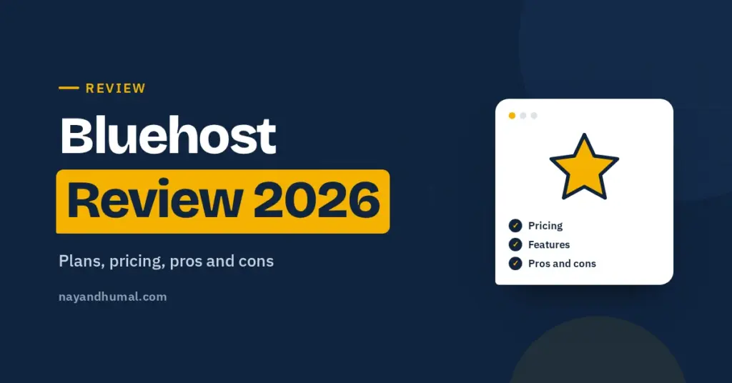 Bluehost review 2026: plans, pricing, pros and cons
