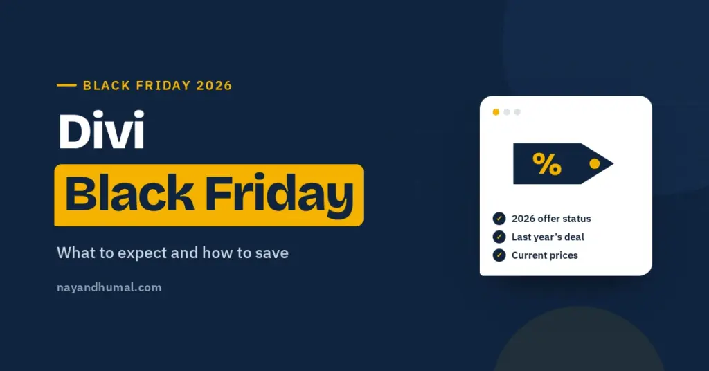 Divi Black Friday 2026