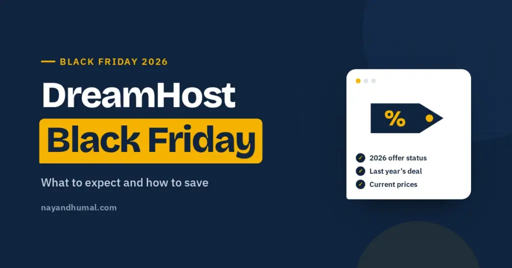 DreamHost Black Friday 2026
