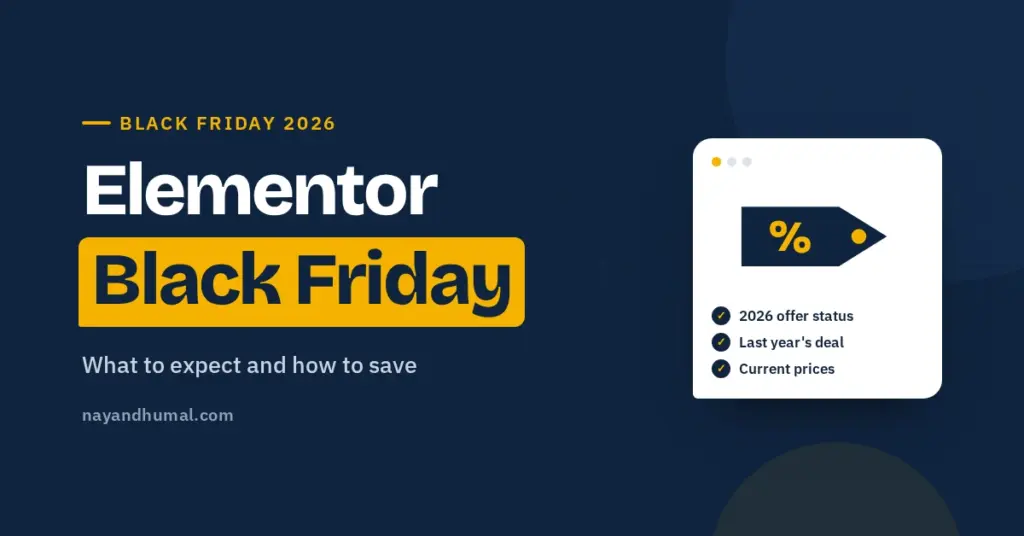 Elementor Black Friday 2026
