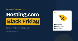 Hosting.com Black Friday 2026: what to expect and how to save
