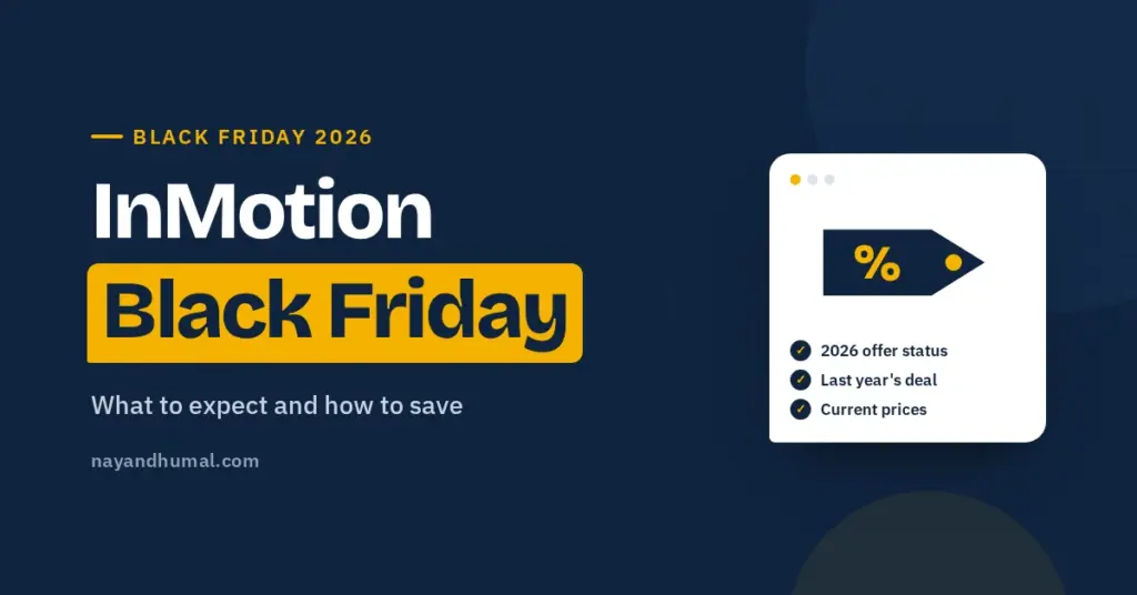InMotion Hosting Black Friday 2026