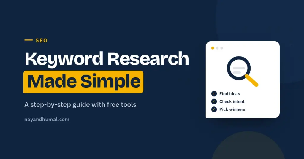 Keyword research made simple: a step-by-step guide