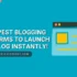 How to Start Blogging and Make Your First $100 This Month (Beginner’s Guide)
